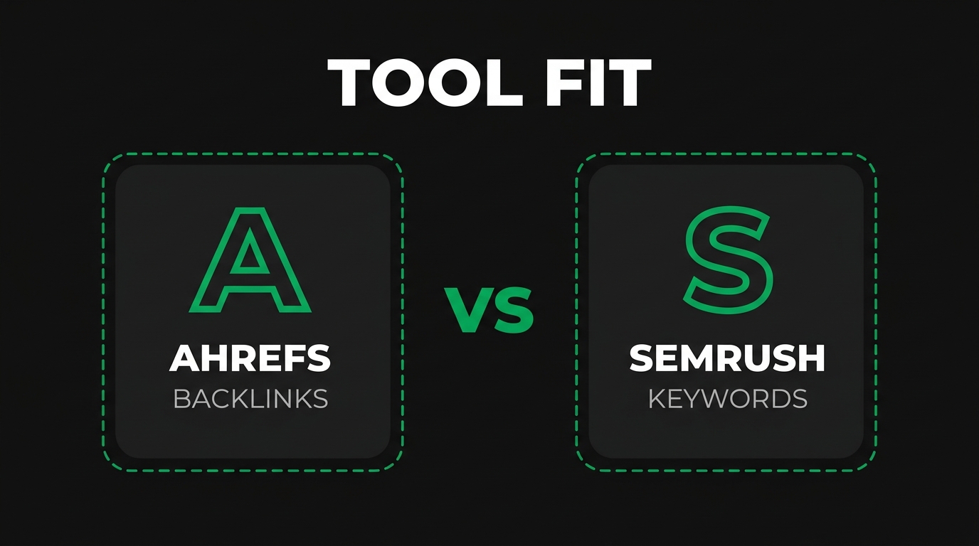 Real strengths of Ahrefs and Semrush for manufacturing SEO teams